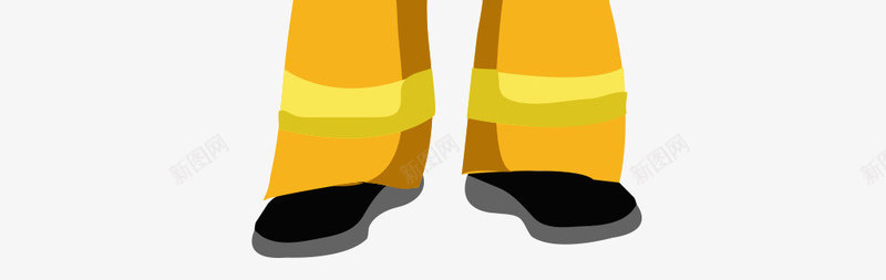 穿着黄色衣服的火警png免抠素材_88icon https://88icon.com 执法 执法人员 救援 火警 灭火器 男性 警察