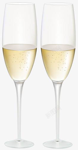 一对高脚杯的香槟酒png免抠素材_88icon https://88icon.com 玻璃 酒杯 香槟 香槟酒 高脚杯