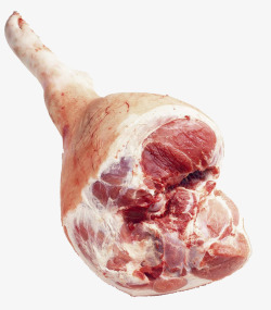 新鲜猪腿生猪肉素材