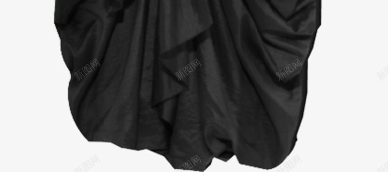 黑色裙子png免抠素材_88icon https://88icon.com 挂着的衣服 服装 衣服 裙子 黑色裙子