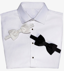 白色衬衣领带素材