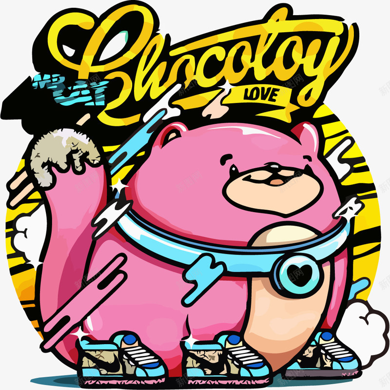 粉色可爱小熊服装印花矢量图eps免抠素材_88icon https://88icon.com 免抠小熊PNG 免抠小熊PNG素材 创意 印花 小熊 粉色 矢量图