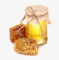玻璃罐里的蜂蜜素材