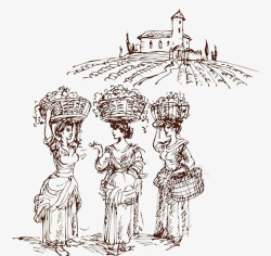 葡萄酒庄园素材