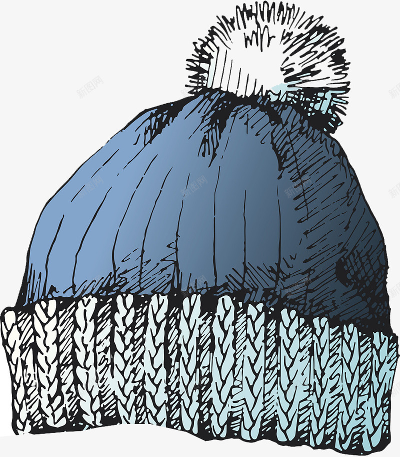 手绘蓝色毛线帽子png免抠素材_88icon https://88icon.com 冬天帽子 小蓝帽 手绘帽子 手绘蓝色帽子 毛线帽子 蓝色帽子