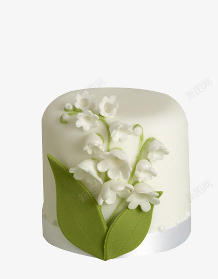 花朵裱花小蛋糕png免抠素材_88icon https://88icon.com 下午茶甜点 兰花花瓣 植物裱花造型 裱花