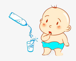 宝宝喝水宝宝想喝水高清图片