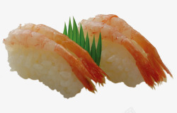 产品实物鲜虾寿司素材