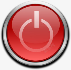 红色按键红色电源按钮高清图片