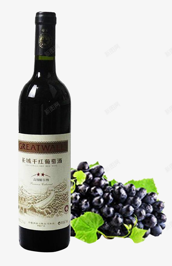 长城二星高级解百纳干红葡萄酒png免抠素材_88icon https://88icon.com 二星 佳酿 葡萄酒 酒瓶子 长城干红 高级解百纳
