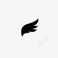 黑色翅膀png免抠素材_88icon https://88icon.com 动物 图案 翅膀 飞行 黑色