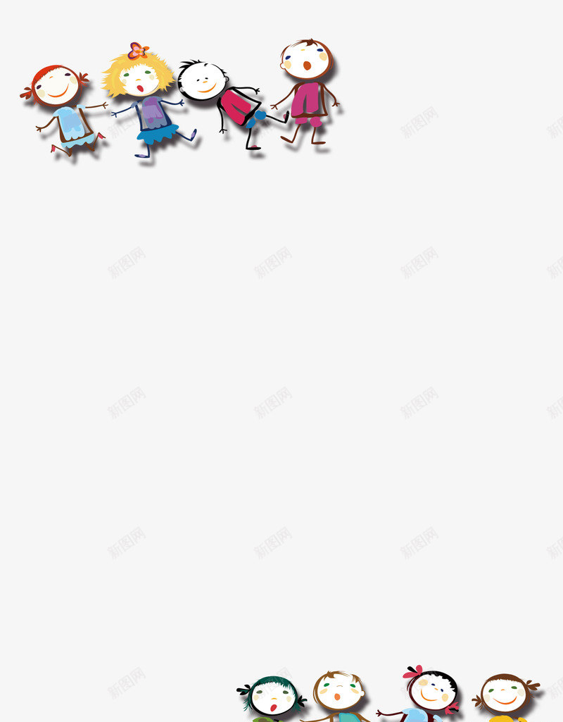 可爱手绘风宣传装饰psd免抠素材_88icon https://88icon.com 可爱风 小人物 广告装饰 手工课 艺术风 装饰