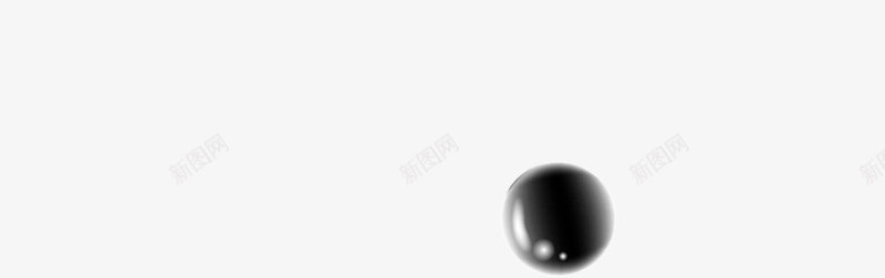 黑色晶莹圆球装饰png免抠素材_88icon https://88icon.com 圆球 晶莹 装饰 黑色
