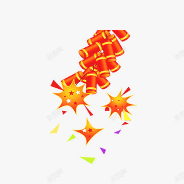 爆竹爆炸喜庆新年png免抠素材_88icon https://88icon.com 喜庆 新年 新年素材 爆炸 爆竹