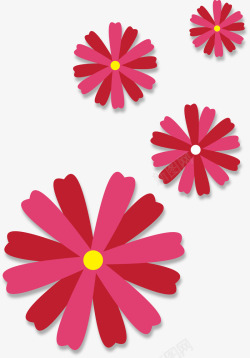 折纸小红花素材