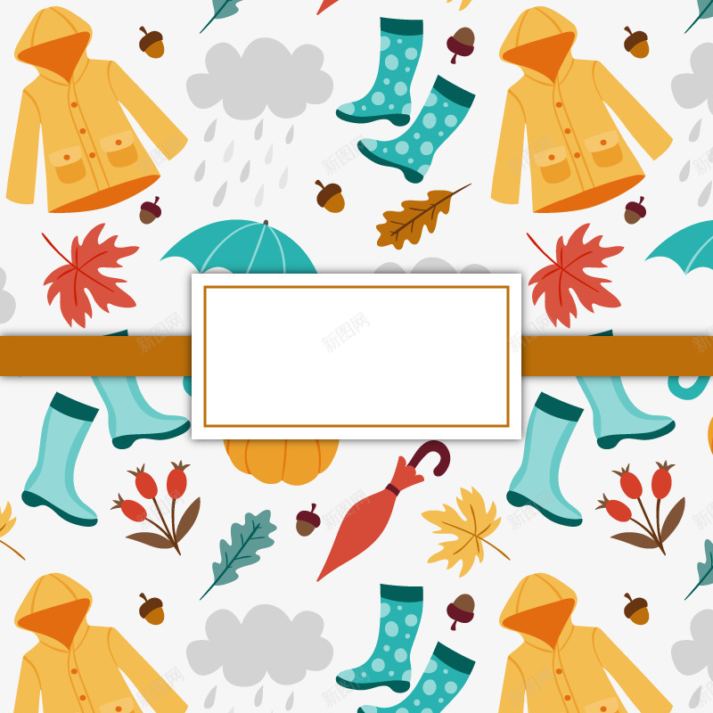 雨具矢量图ai免抠素材_88icon https://88icon.com 衣服 高清 矢量图