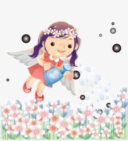 飞翔的仙子飞翔的女孩高清图片
