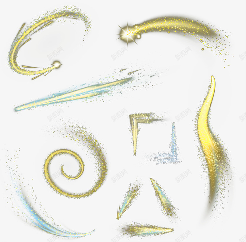 流线型光线png免抠素材_88icon https://88icon.com 光线免抠png图片 弧形光线 金色光线免抠 金色光线图案