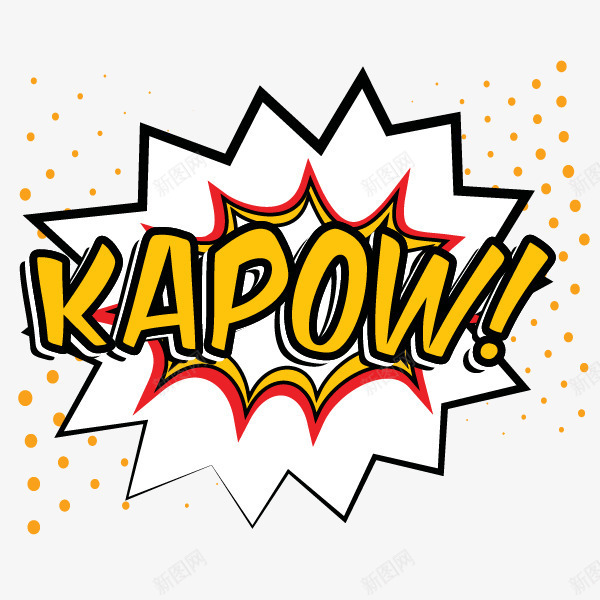 kapow噪声png免抠素材_88icon https://88icon.com banner banner素材 kapow 元素 噪声 彩绘 手绘 涂鸦 爆炸 轰动 震动