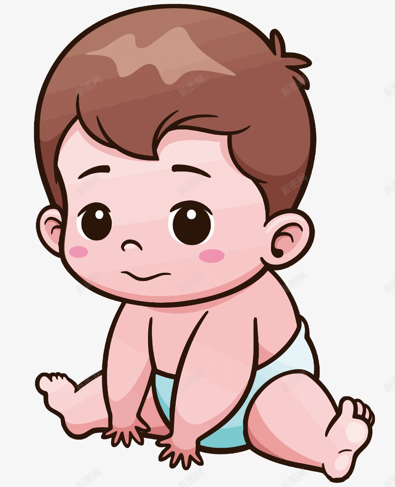 可爱的婴儿宝宝png免抠素材_88icon https://88icon.com 卡通 婴儿PNG矢量图 婴儿免扣PNG图 宝宝 手绘 母婴 矢量婴儿