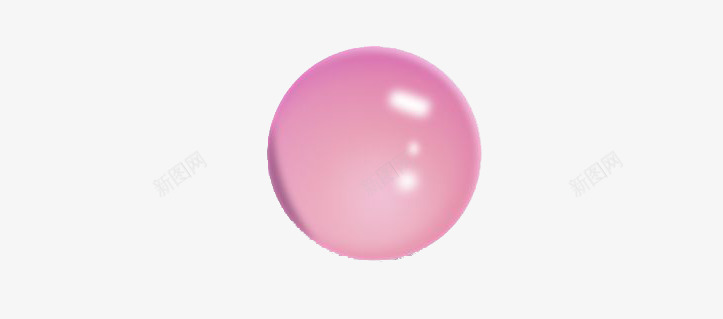 粉色的圆球png免抠素材_88icon https://88icon.com 圆球 手绘 粉色 粉色圆球