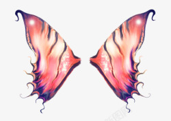 蝴蝶翅膀创意精灵卡通素材