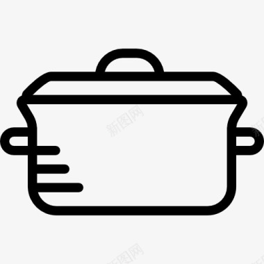 烹饪调味品锅图标图标