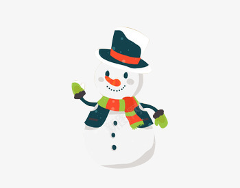 穿衣服的雪人psd免抠素材_88icon https://88icon.com 可爱的 小雪人 穿衣服的雪人 雪人