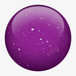 大球带圆球紫色带白色点的圆球高清图片