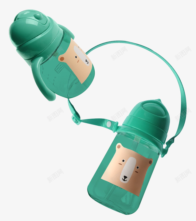绿色儿童吸管杯水壶png免抠素材_88icon https://88icon.com 儿童 吸管杯 学饮杯 宝宝 幼儿园 水壶 水杯 绿色
