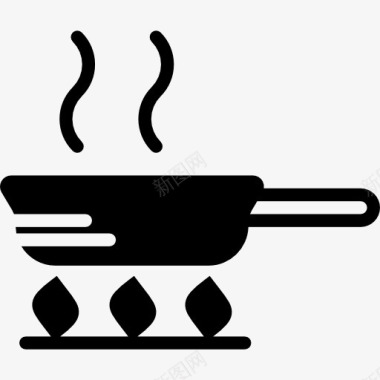 烹饪潘图标图标