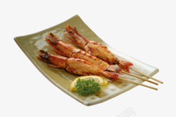 烤大虾产品实物烤大虾高清图片