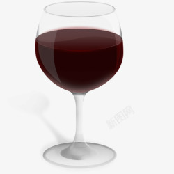 高脚杯玻璃杯红酒素材