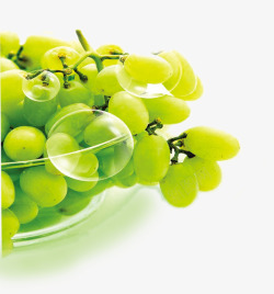 绿色葡萄水果海报素材