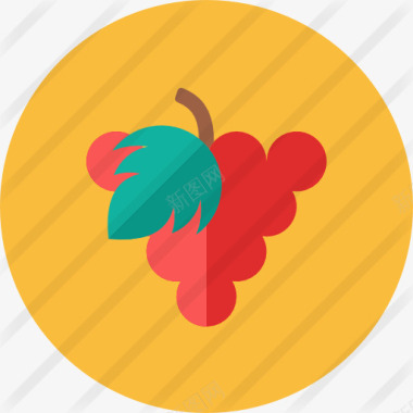 新鲜浆果免抠PNG葡萄图标图标