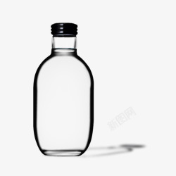 透明玻璃瓶子素材