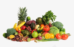 蔬菜水果大杂烩素材