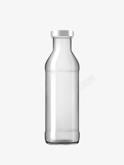 玻璃瓶透明质感素材