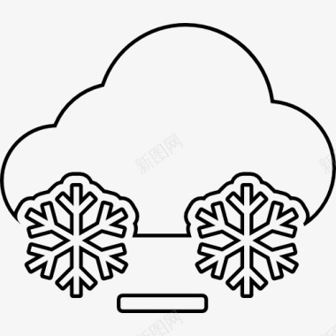 雪天气行程概述下雪的天气有雾图标图标