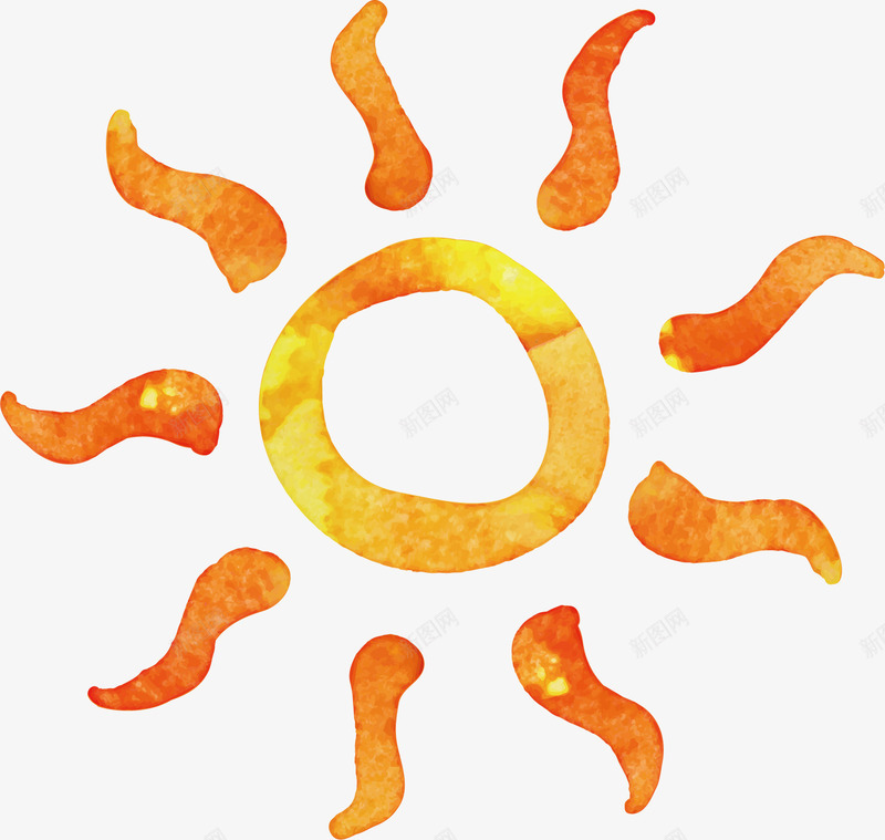 散发热量的太阳矢量图ai免抠素材_88icon https://88icon.com 光线 太阳 太阳光 日头 热量 阳光 矢量图