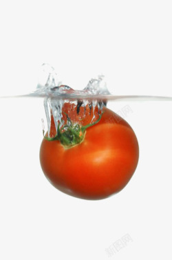 下沉下沉的西红柿高清图片