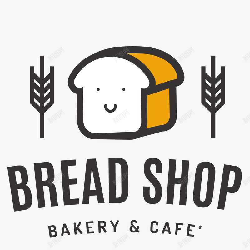 面包店吐司标签矢量图ai免抠素材_88icon https://88icon.com 吐司面包 新鲜的 标签设计 面包店 食物 矢量图