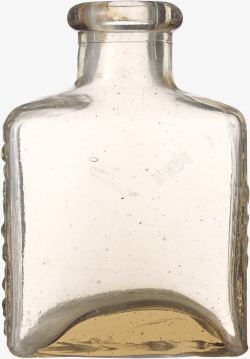 方形透明玻璃瓶瓶子素材