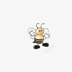 可爱小蜜蜂素材