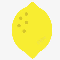 碱性食物扁平柠檬水果矢量图高清图片