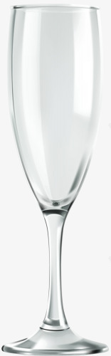 透明香槟酒杯素材
