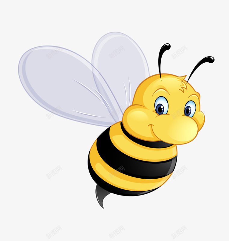 可爱的蜜蜂png免抠素材_88icon https://88icon.com 手绘 翅膀 蜜蜂 采蜜