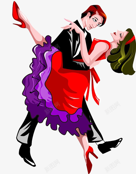 卡通结婚跳舞的男女png免抠素材_88icon https://88icon.com 免抠结婚的人 卡通 新娘 新郎 红色的衣服 结婚 跳舞的男女