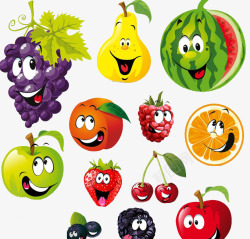 表情葡萄水果表情高清图片