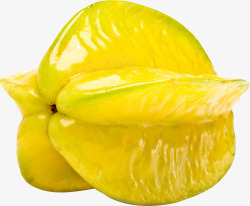 黄色新鲜杨桃水果素材